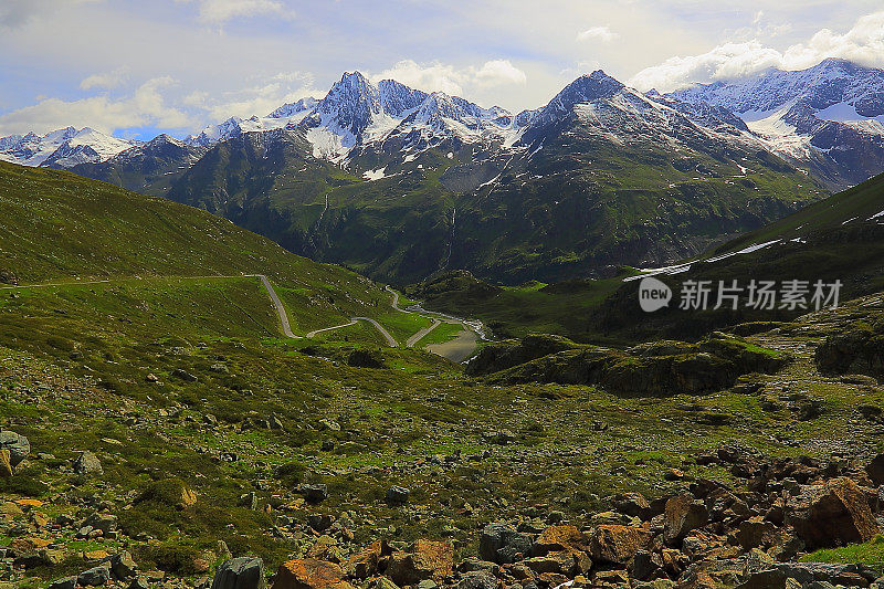 奥地利Tirol景观，Hohe Tauern, KAUNERTAL冰川路